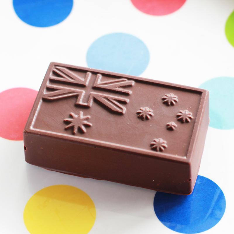 Chocolate Mould Plastic Australian Flag Tim Tam