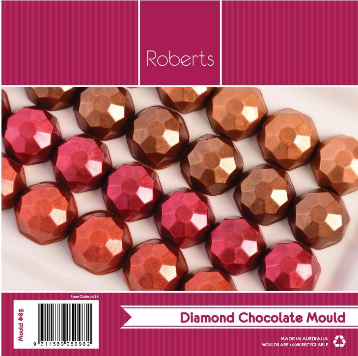 Chocolate Mould Diamond Shaped Assorted