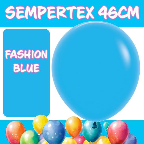 Balloons 46cm Fashion Blue Sempertex Pk 6