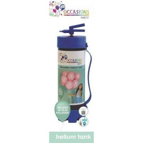 Helium Disposable Tank/Cylinder Fills Approximately 30 X 28cm Balloons