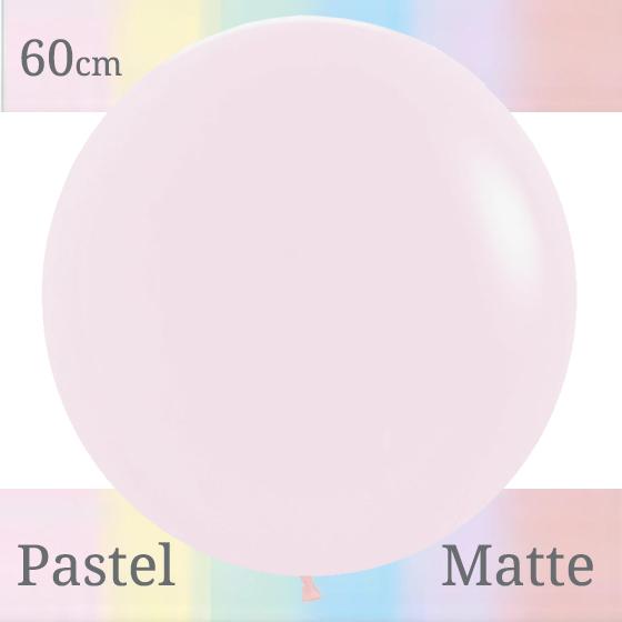 Balloons 60cm Pastel Matte Pink Sempertex Pk 3