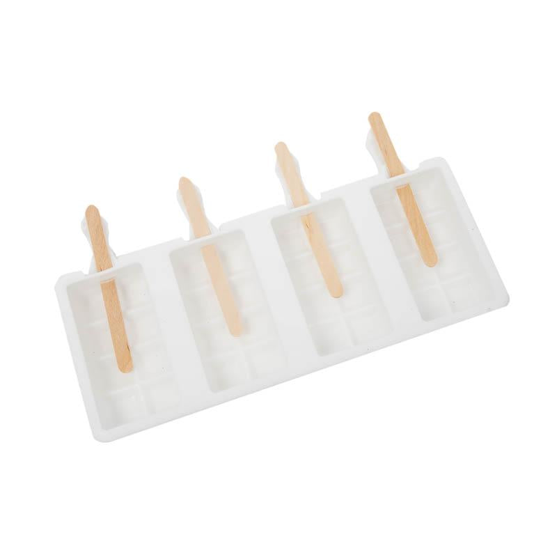 Chocolate Mould Silicone Chocolate Popsicle Icrecream Bar With 10 Sticks