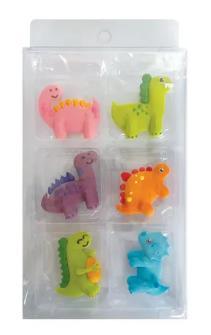 Edible Icing Decorations Dinosaurs Pk/6