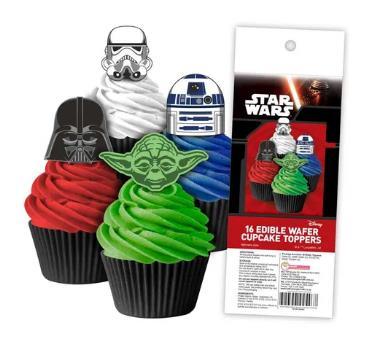 Edible Icing Wafer Topper Star Wars Pk/16