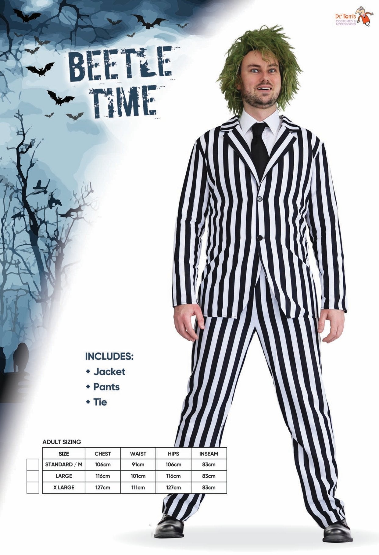 Costume Adult Beetle Time Male