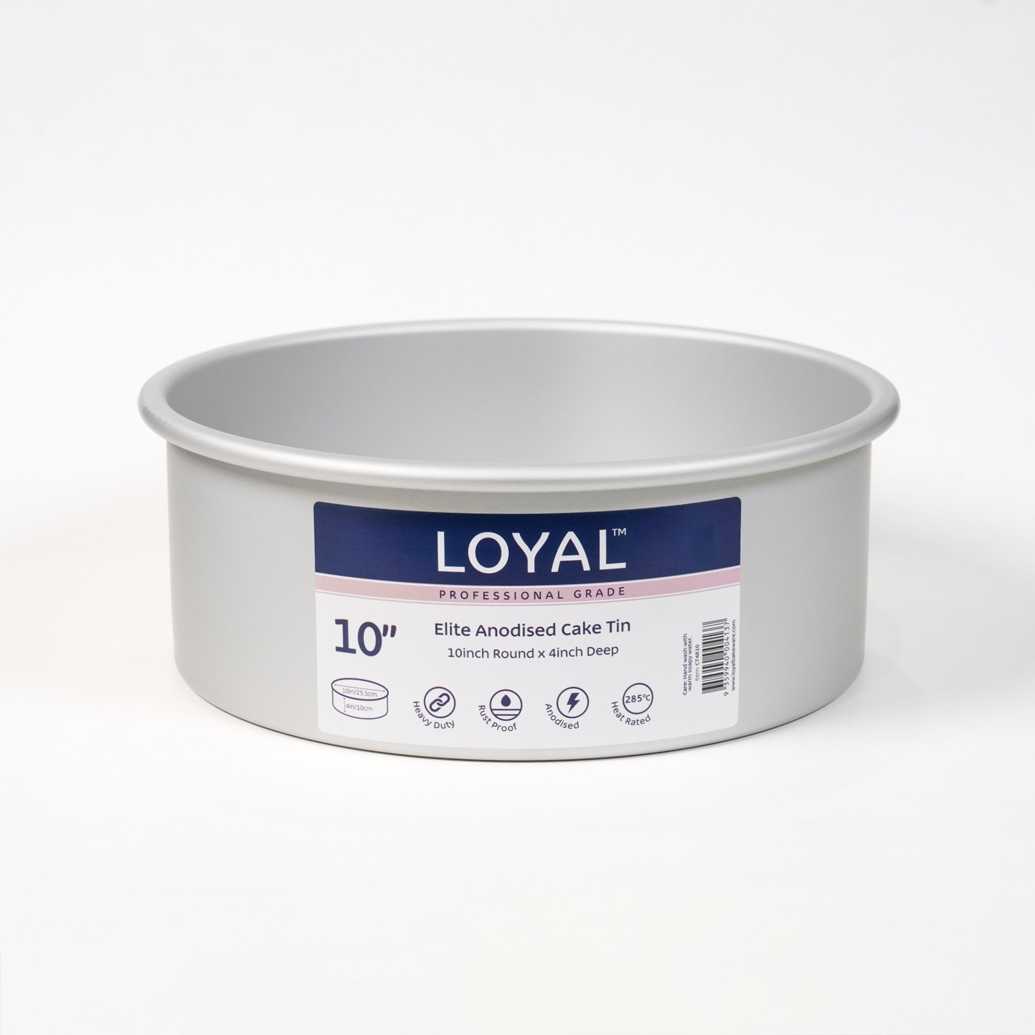 Tin LOYAL Elite 10 Inch Diameter X 4 Inch Deep