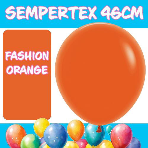 Balloons 46cm Fashion Orange Pk 6