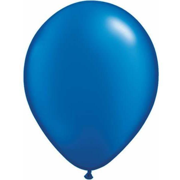 Last Chance - Latex Balloons 30cm Sapphire Blue Pearl Pk 25