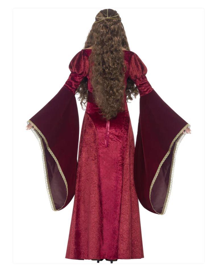 Costume Adult Medieval Queen Deluxe Ladies 8-10