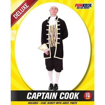 Costume Adult Captain Cook Victorian English Gentleman Mens Large