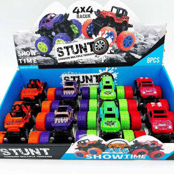 Toy Stunt Off Road 4 x 4 Car 9cm Assorted Colours Each