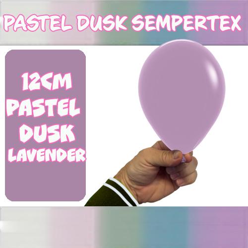 Latex Balloon 12cm Pastel Dusk Lavender Pk 50