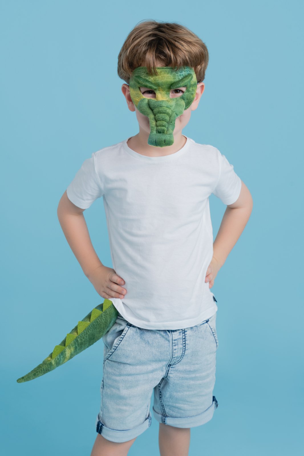 Animal Costume Mask Set Deluxe Crocodile/Alligator