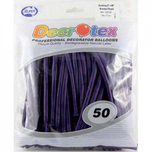 Balloon Modelling 260 Fashion Violet Sempertex Pk 50