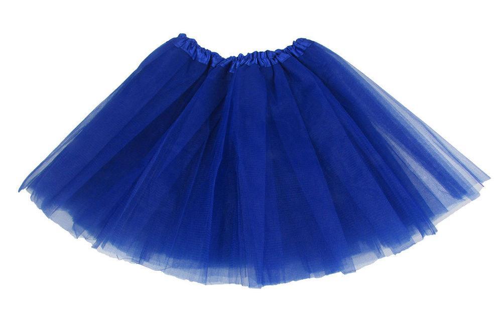 Tutu Adult Size Blue 40cm 1980s Costume Accessory