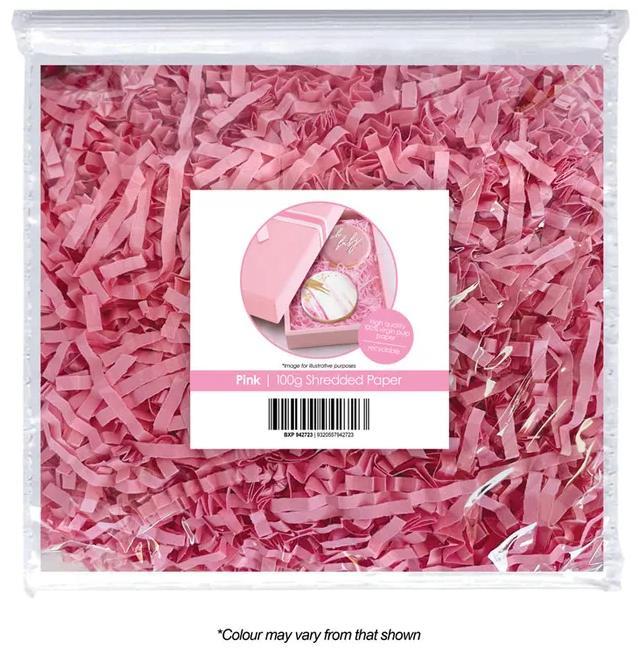 Shredded Pink Paper 100G