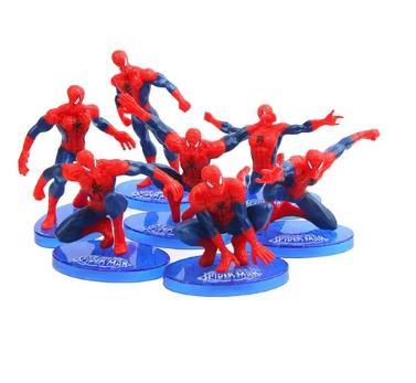 Spiderman Cake Toppers/Figurines/Toys Pk/7