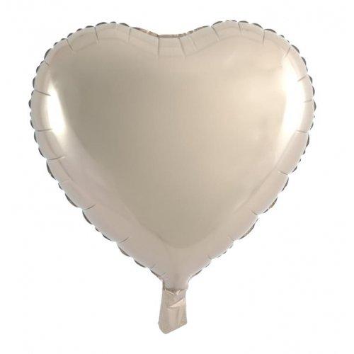 Balloon Foil 45cm Heart Champagne Gold