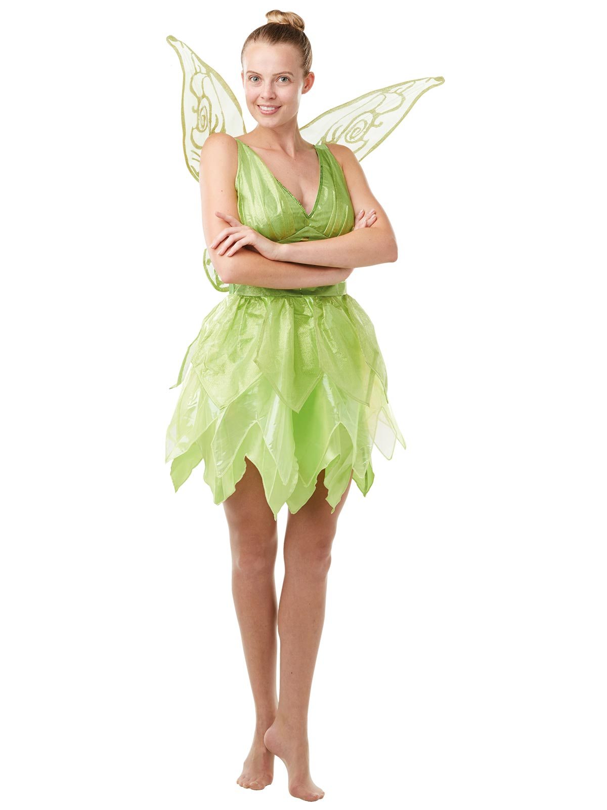 Costume Adult Tinkerbell Fairy Dress & Wings