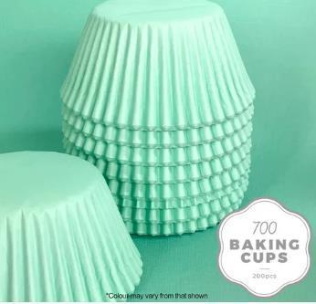 Baking Cups Pastel Teal/Mint Green 700 Pk/200