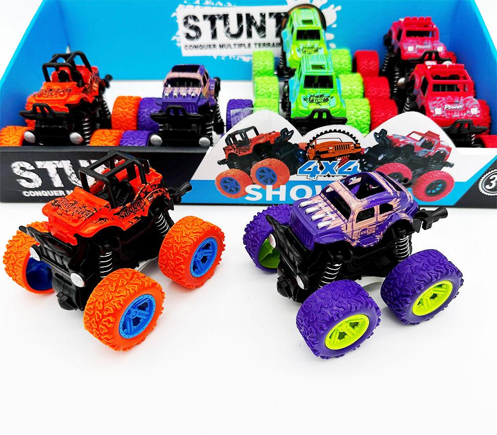 Toy Stunt Off Road 4 x 4 Car 9cm Assorted Colours Each