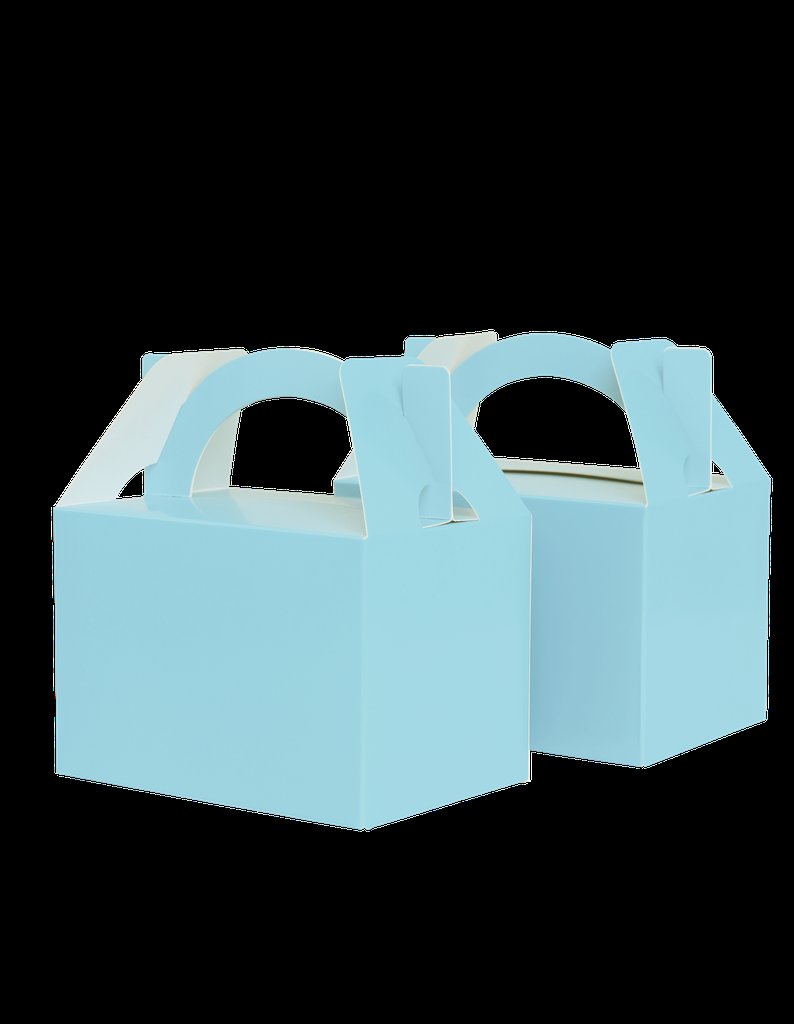 Little Lunch Box Pastel Blue Pk 10