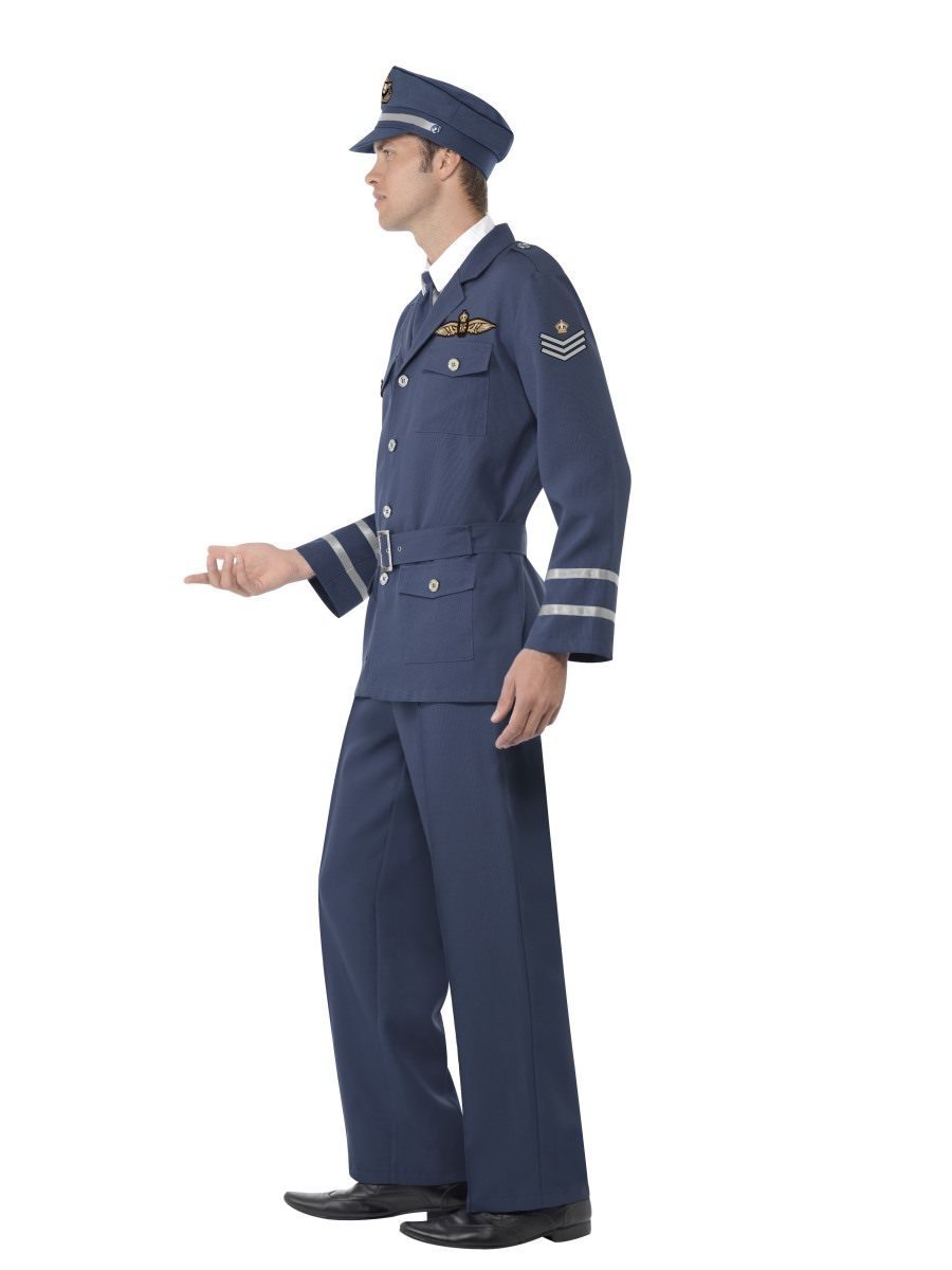 Costume Adult WW2 Air Force Captain Pilot Blue