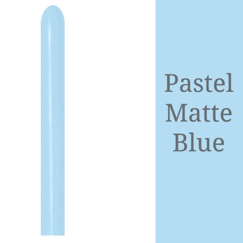 Balloon Modelling 260 Pastel Matte Blue Sempertex Pk 50