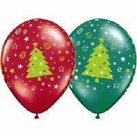 Bal 28cm Christmas Tree Stars and Swirls  Pk50