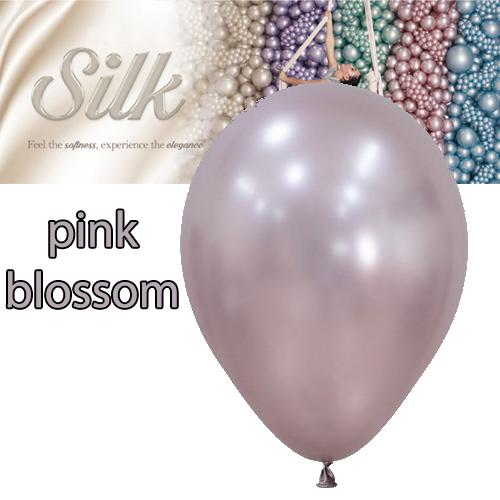 Latex Balloons 30cm Silk Pink Blossom Pk 50