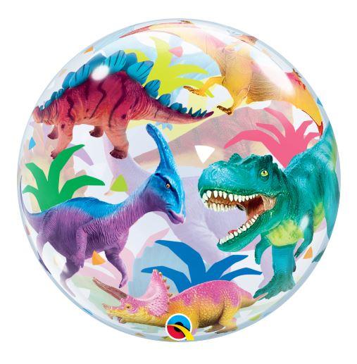 Balloon Bubble 56cm Colourful Dinosaurs Discontinued