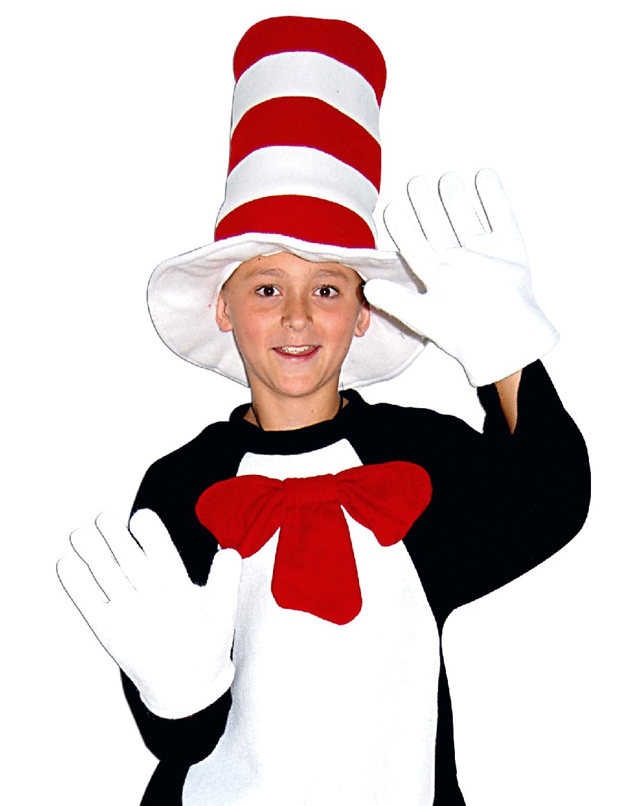 Costume Child Kit Naughty Cat With Hat 10-12 Years