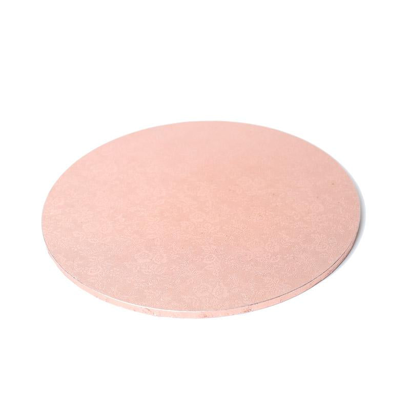 Cake Board Round Rose Gold 5mm 8 Inch