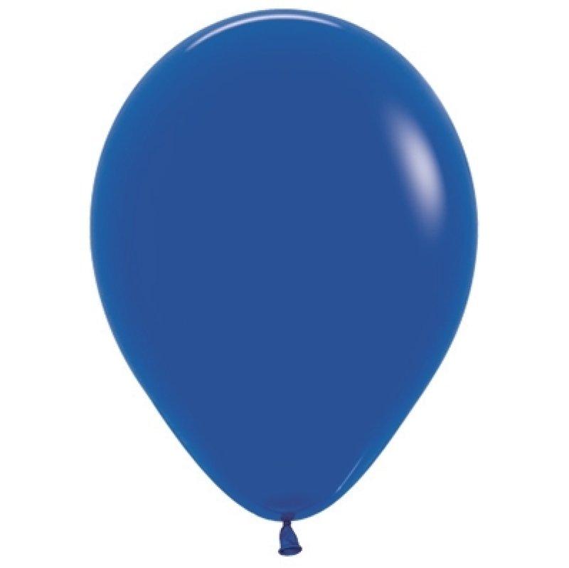 Latex Balloons 30cm Fashion Royal Blue Pk 100