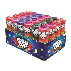 Confectionary Lollipop Push Pop 15g Each Assorted Flavours