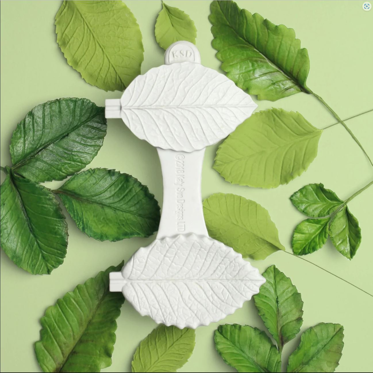 Multi Leaf Veiner Double Sided 60mm Silicone Mould- Katy Sue Designs