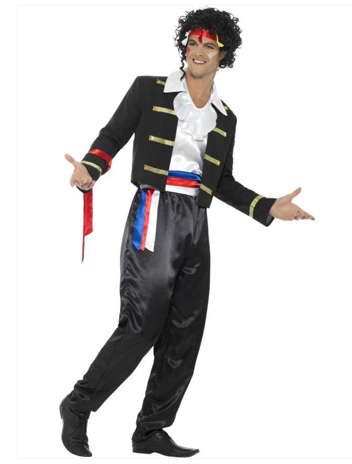 Costume Adult 1980s Popstar New Romantic