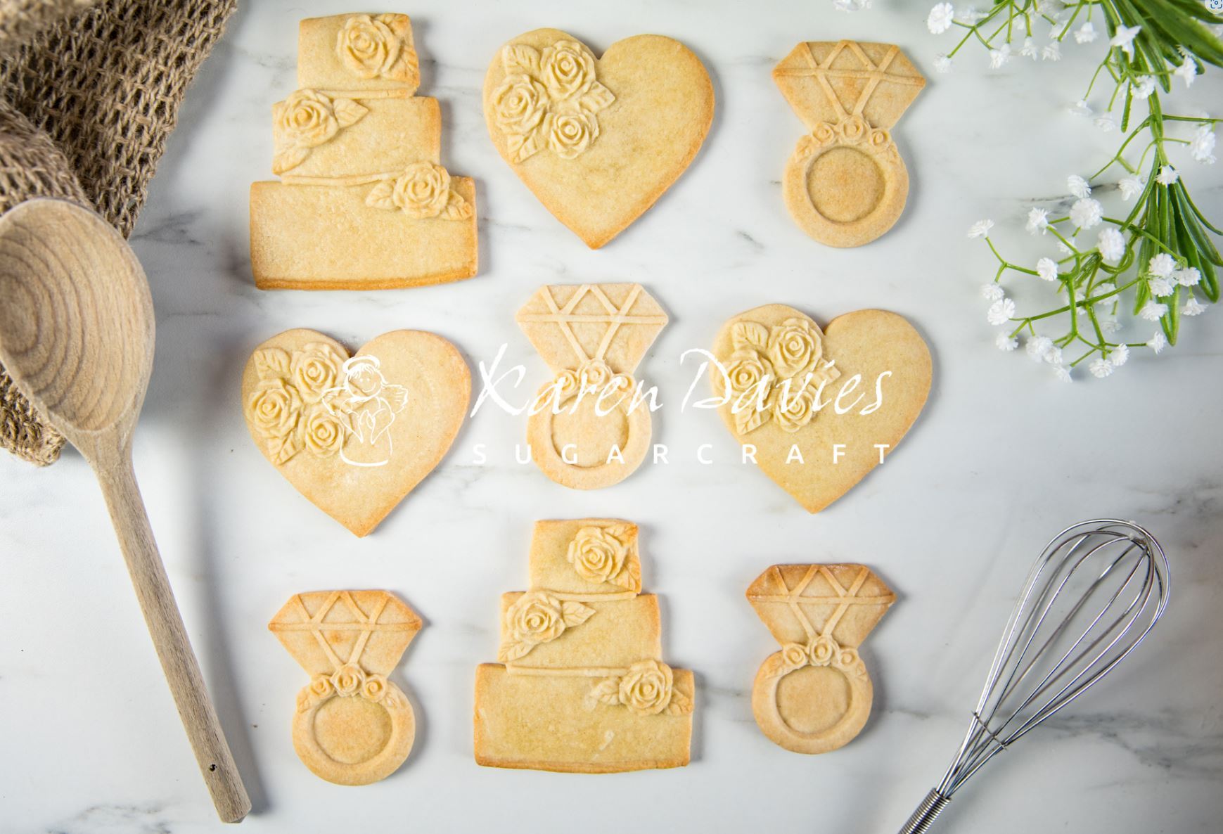 Mould Wedding Cookie Mould Karen Davies- Last Chance