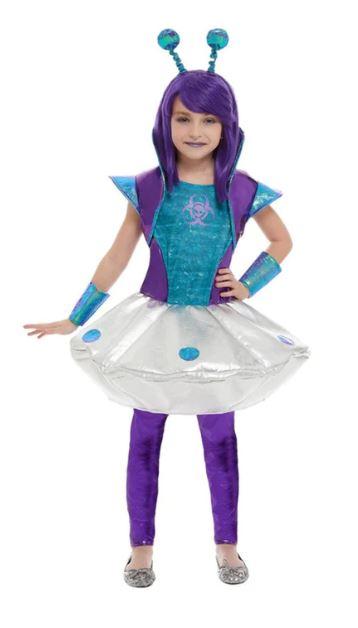 Costume Child Alien Girl Deluxe