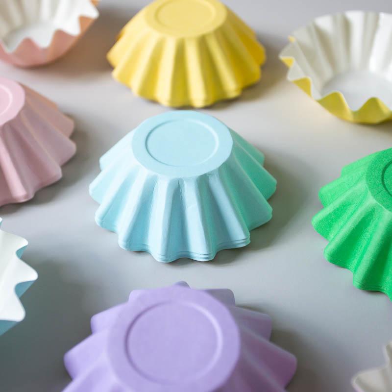 Cupcake Baking Cups Pastel Mix Bloom Medium Pk/25 44mm