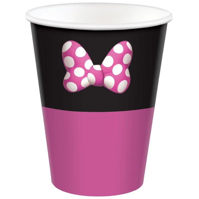 Minnie Mouse Forever Cups Paper 266ml Pk/8