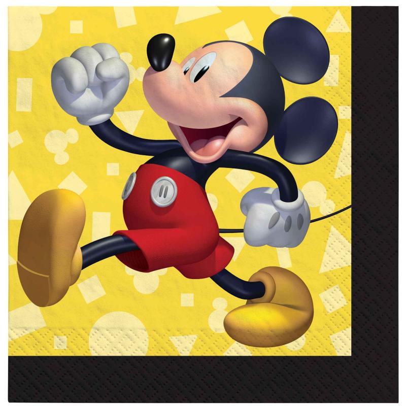 Mickey Mouse Forever Napkin Beverage Pk/16