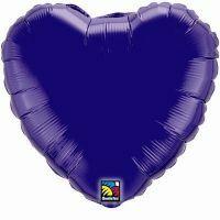 Balloon Foil 45cm Heart Purple