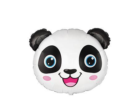 Balloon Foil Shape Panda Bear Head 53cm