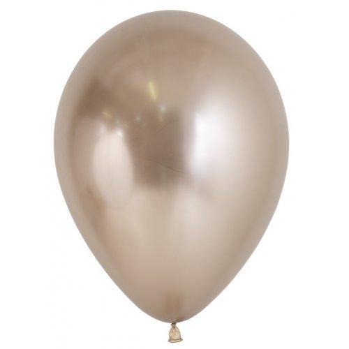 Latex Balloons 30cm Reflex Champagne Pk 50