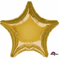 Balloon Foil 45cm Star Gold