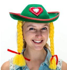 Hat German Girl With Tresses Oktoberfest