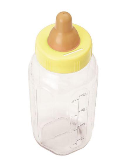 Baby Shower Favour Bottle Yellow 28cm