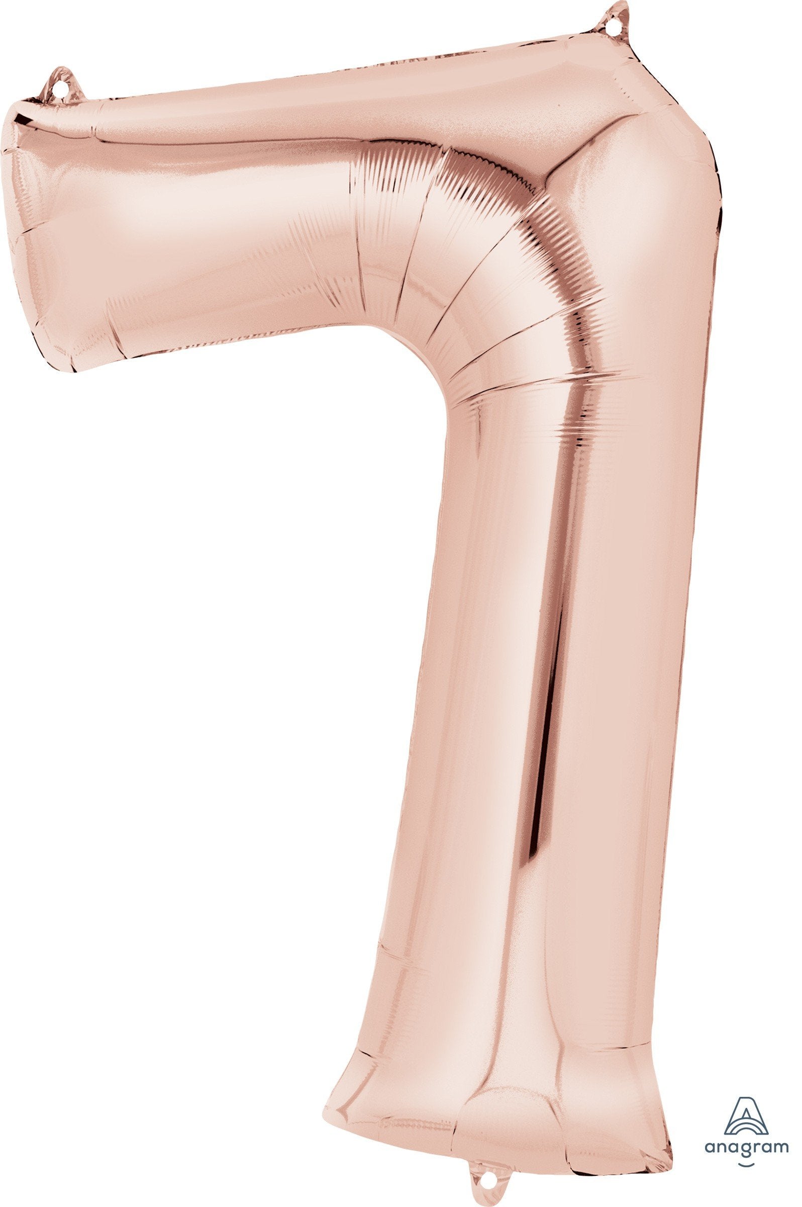 Balloon Foil Number 7 Rose Gold 40cm