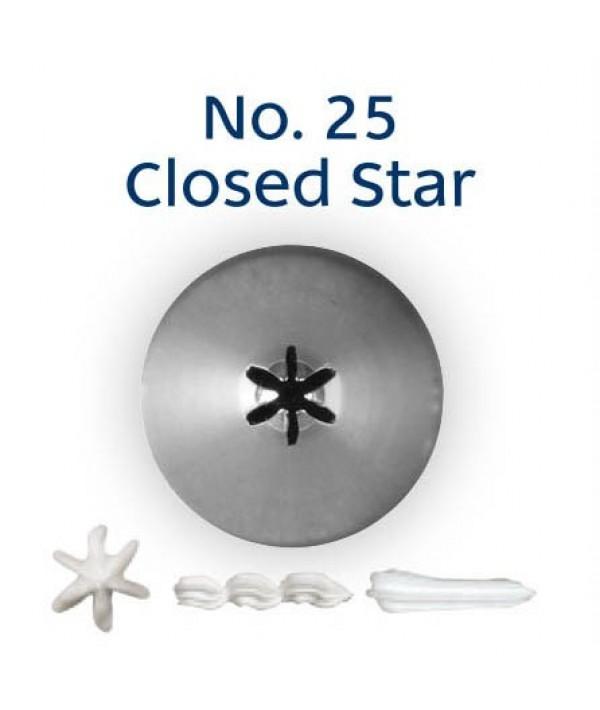 Icing Tip Closed Star No 25